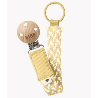 BIBS čiulptuko laikiklis - Mustard/Ivory/ Vanilla