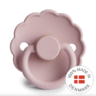 FRIGG Daisy - Round Latex čiulptukas - Baby Pink
