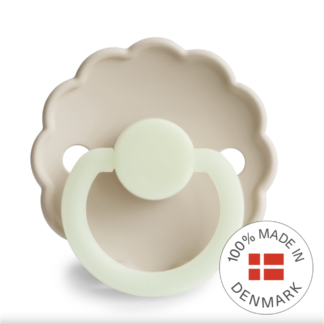 FRIGG Daisy - Round Silicone čiulptukas - Cream Night