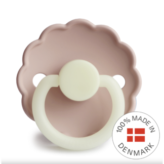 FRIGG Daisy - Round Silicone čiulptukas - Blush Night