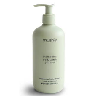 "Mushie" kūdikių šampūnas ir kūno prausiklis Cosmos - 400 ml