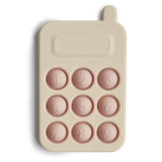 Mushie spaudžiamasis žaislas telefonas