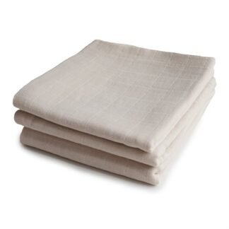 Mushie rankšluostukai 3-pack Fog