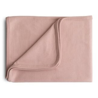Mushie Ribbed Baby pledukas - Blush