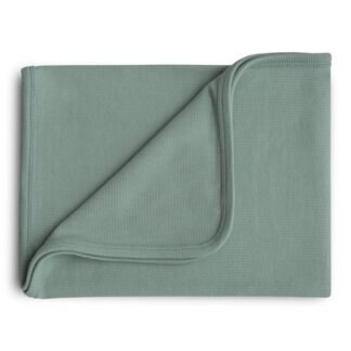 Mushie Ribbed Baby pledukas - Roman Green