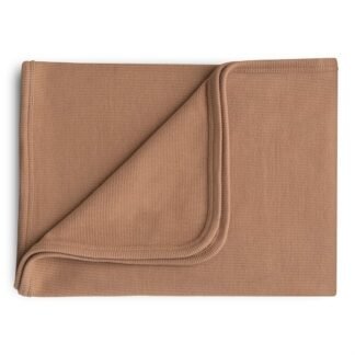 Mushie Ribbed Baby pledukas - Tan