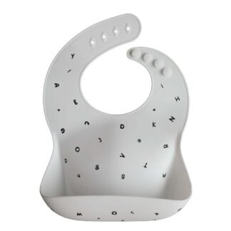 MUSHIE SILIKONINIS SEILINUKAS LETTERS WHITE