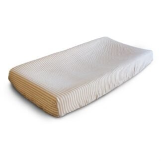 Mushie vystymo stalo užvalkalas Natural Stripe