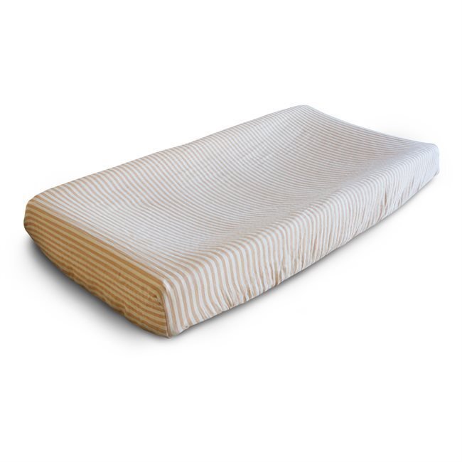 Mushie vystymo stalo užvalkalas Natural Stripe