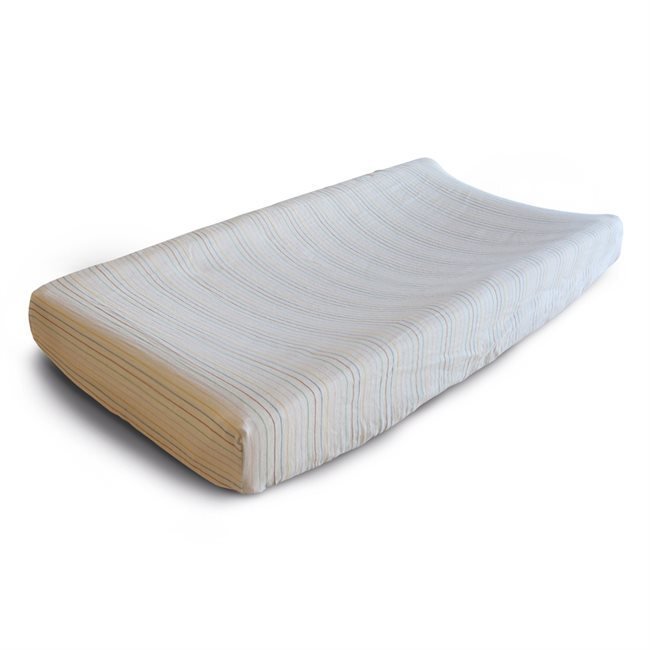 Mushie vystymo stalo užvalkalas Retro Stripes