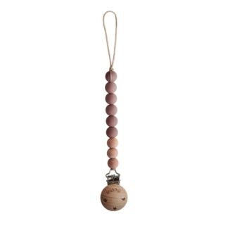 Pacifier Clip | Cleo (Cloudy Mauve)